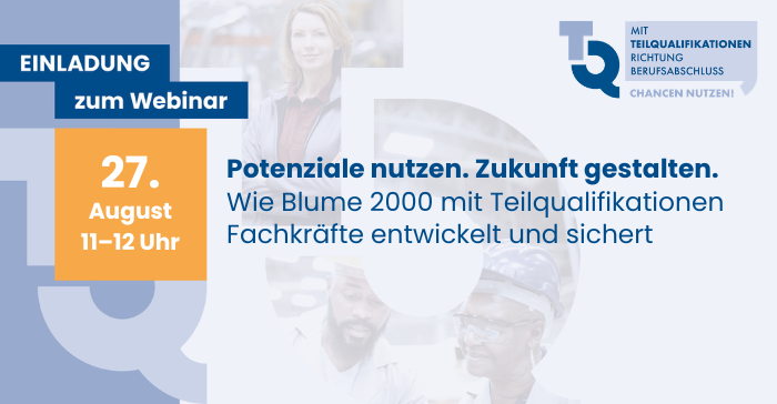 Einladung Webinar Blume2000
