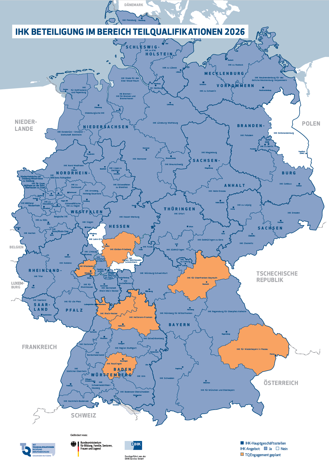 TQ Landkarte für Website